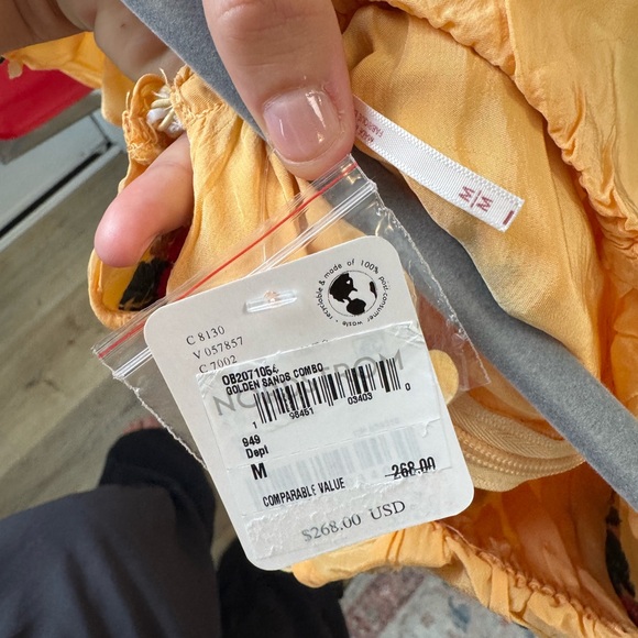 Free People Yellow Floral Midi Dress - Picture 5 of 5